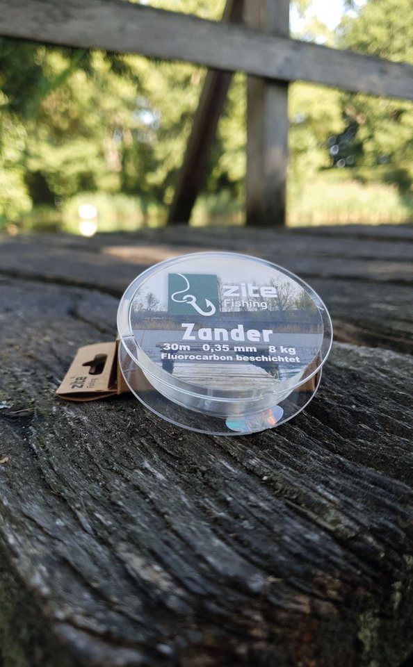 Zite Angelschnur Fluorocarbon Vorfachschnur 0,35mm, 30m - Monofile Zanderschnur Bild 5