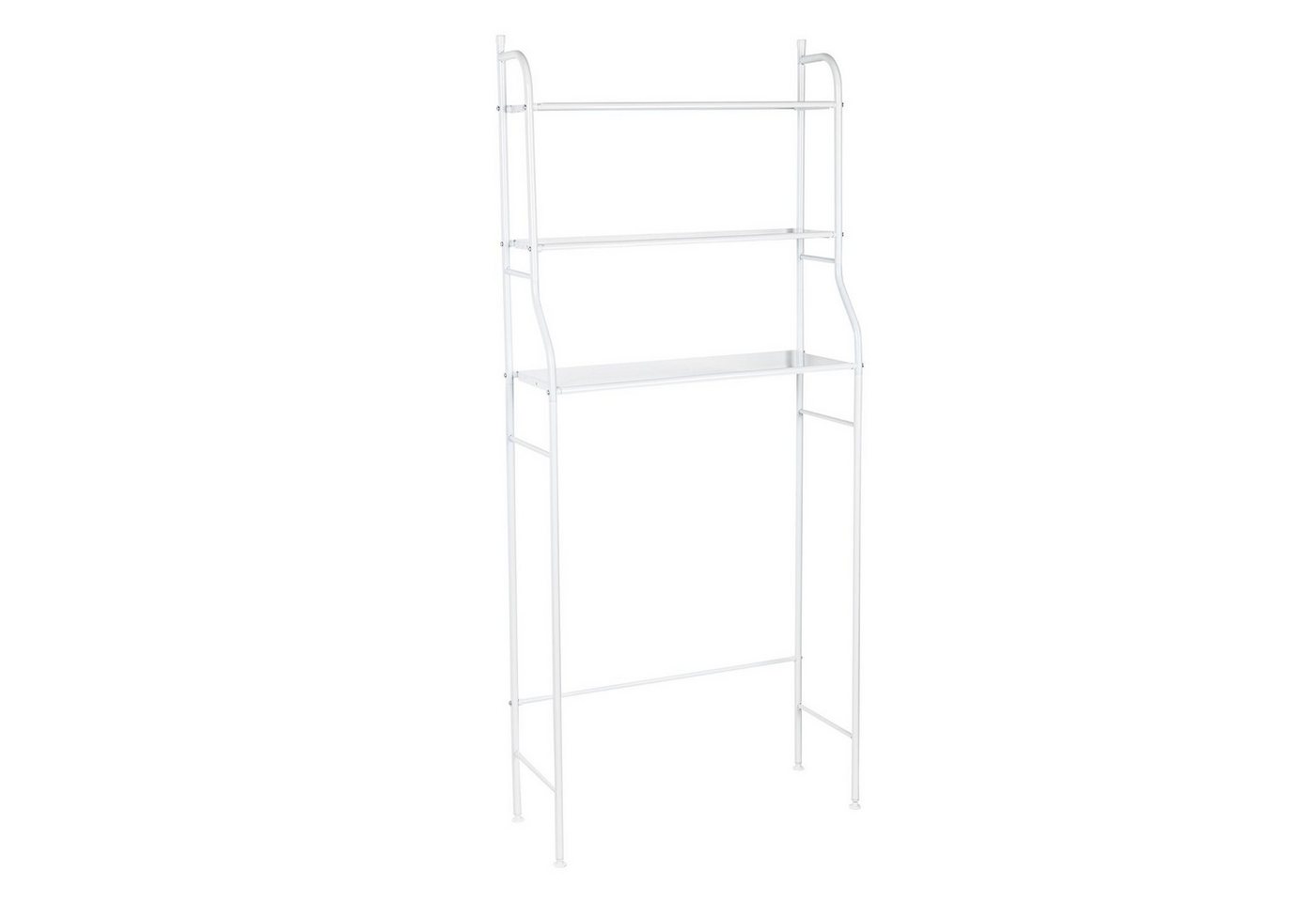 Gravidus Waschmaschinenumbauschrank Waschmaschinenregal 3 Ablagen Metall 68 x 25 x 155 cm