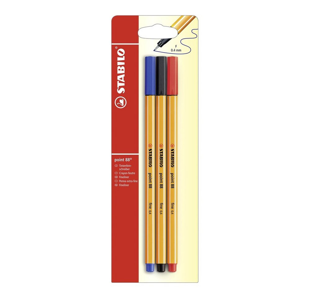 STABILO Filzstift point 88, (1-tlg), farbe