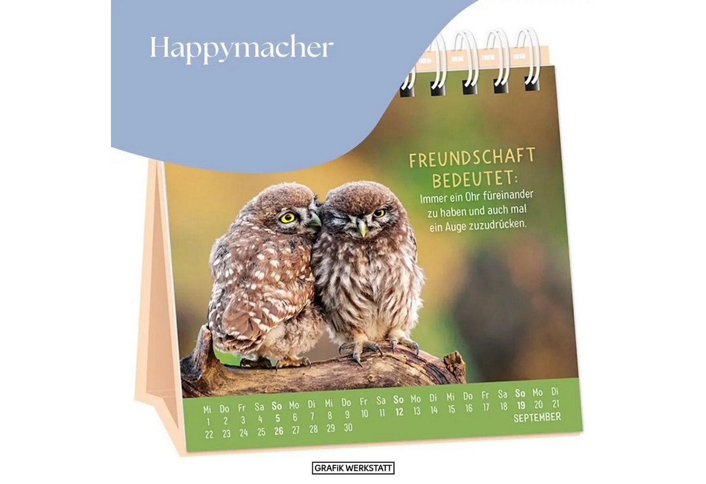 Grafik Werkstatt Tischkalender Tischkalender 2027 Happymacher Bild 2