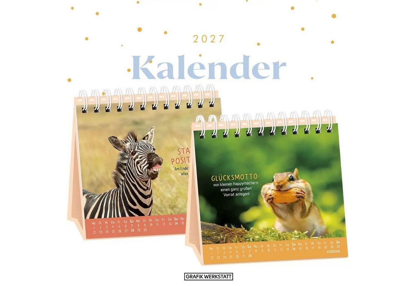 Grafik Werkstatt Tischkalender Tischkalender 2027 Happymacher Bild 5