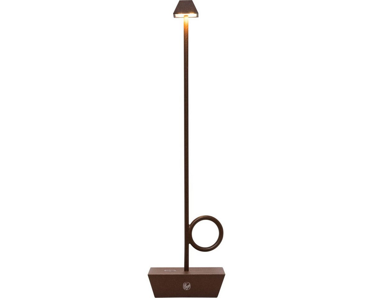 Broggi Tischleuchte Broggi Lampada Bugia ricaricabile corten