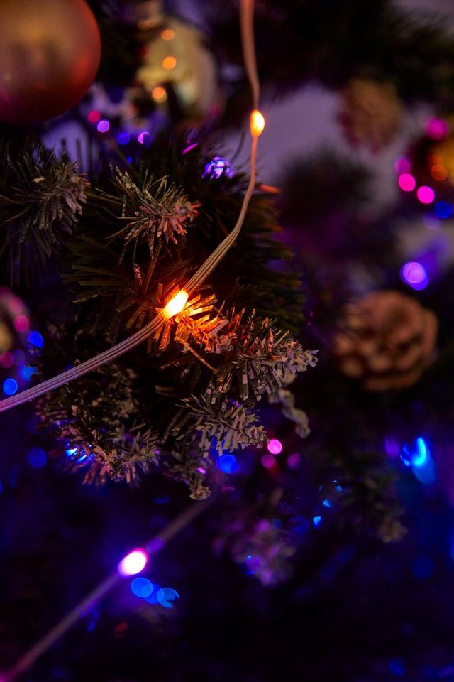 Northpoint LED-Lichterkette LED Effektlichterkette mit Musiksensor 100 LEDs IP44 10m lang Timer