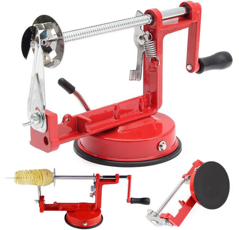 emeco Gemüse-Scheibenschneider Edelstahl Spiralschneider Gemüseschneider Kartoffelschneider für Torna