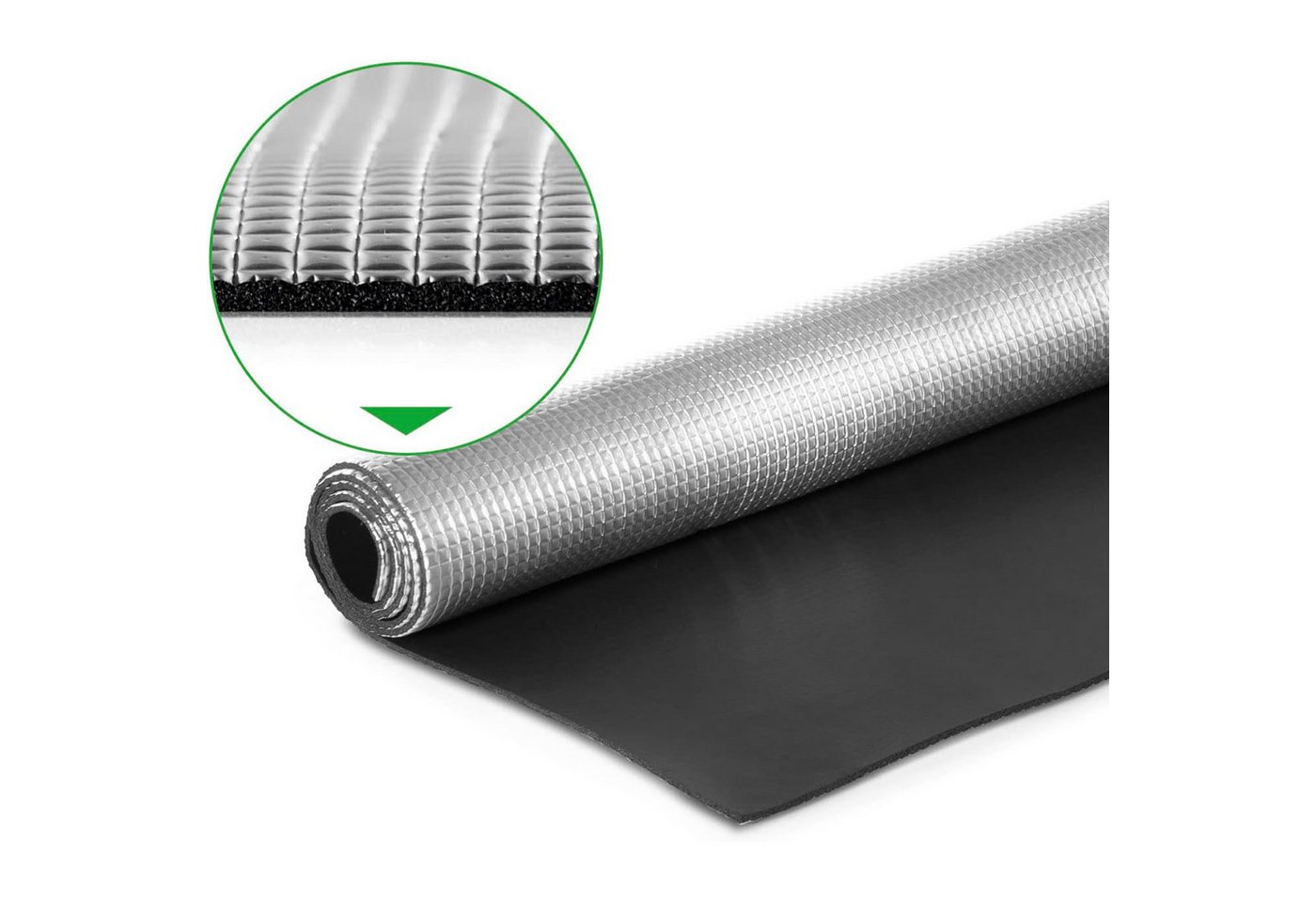 EASYmaxx Heizkörperreflexionsfolie Heizkörper Reflexionsfolie Heizung Isolierfolie Isoliermatte, 3 mm Stärke, 100 x 70 cm Zuschneidbar Bild 5