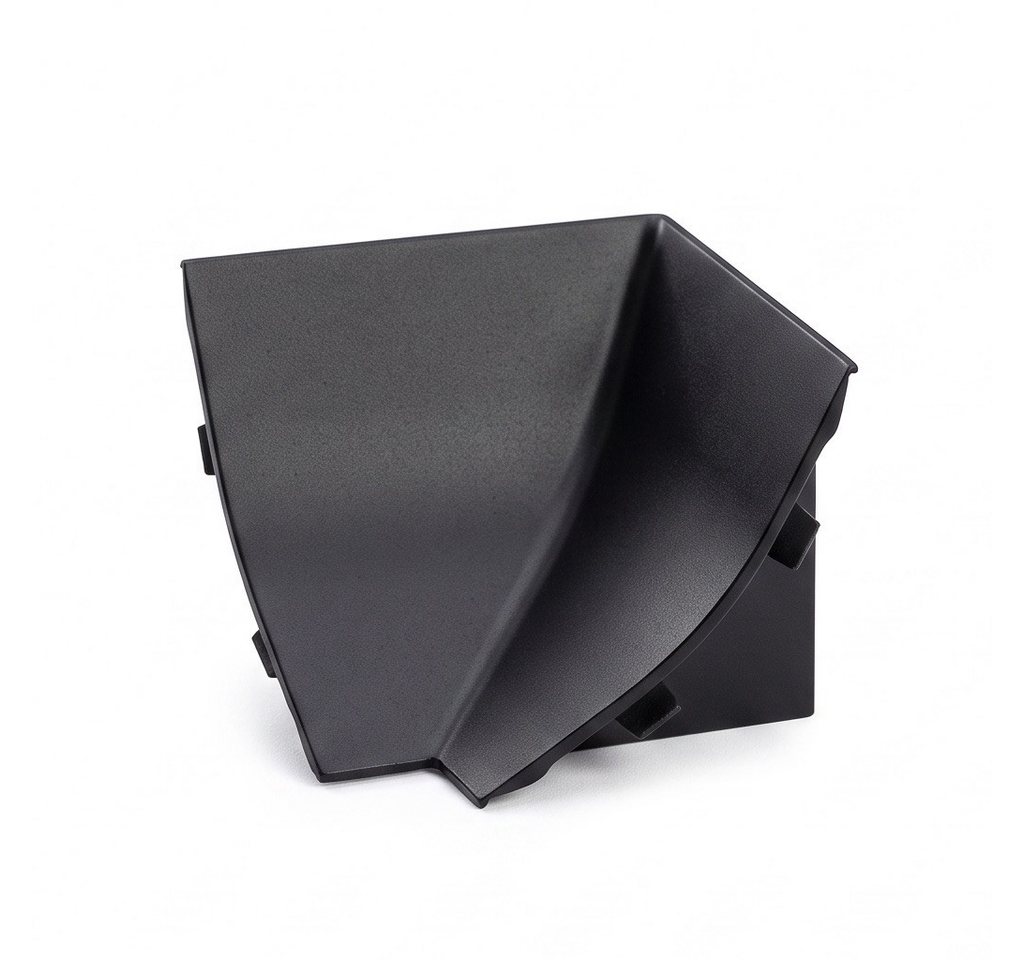 Quest Abschlussleiste Innenecke für Küchen-Wandleiste 23 x 23 mm, in das Basisprofil einschieben (Rastnasen), PVC, für Leiste 23 x 23 mm, 1-St., Innenecke für Leiste 23 x 23 mm, PVC