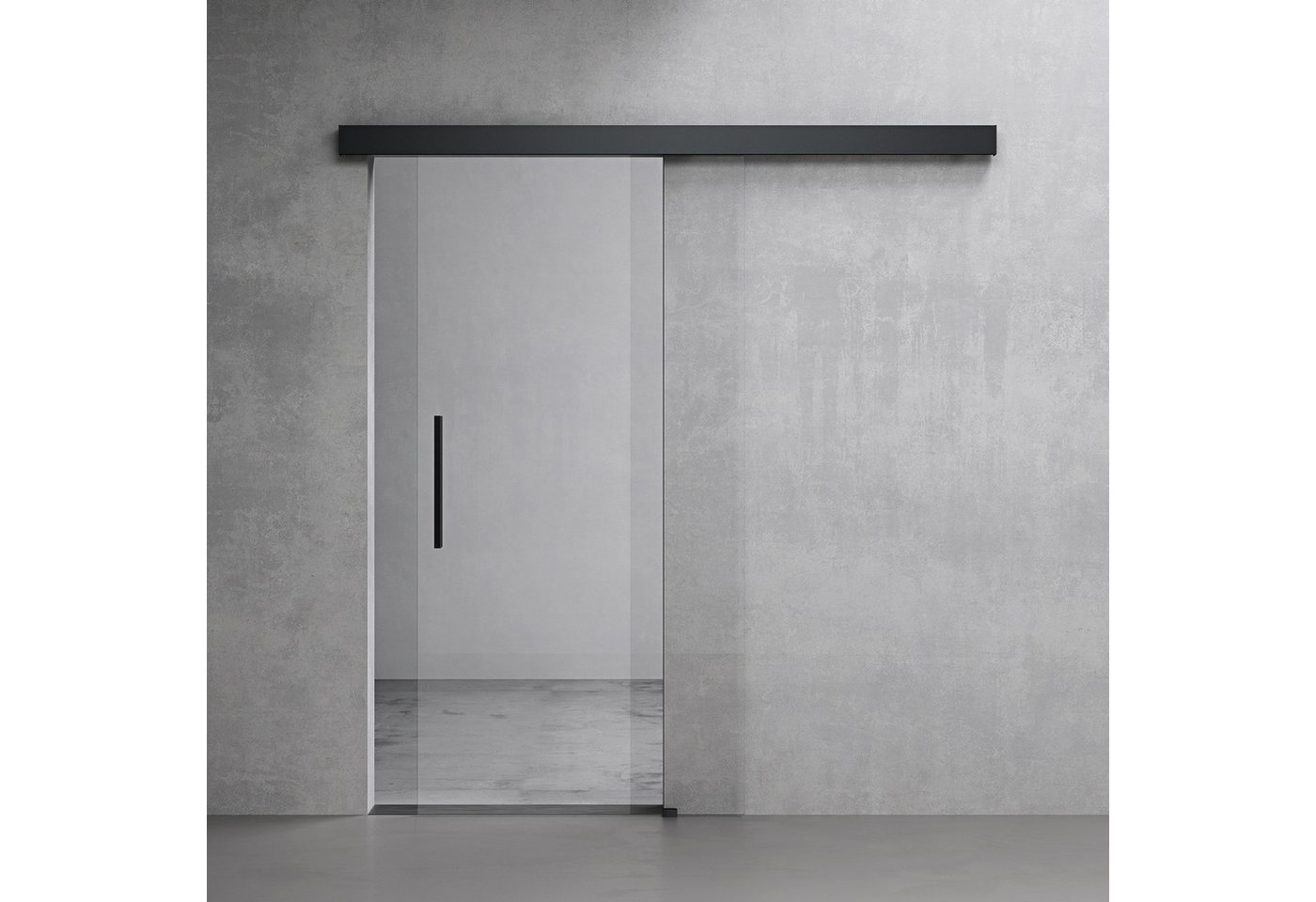 Mai & Mai Glasschiebetür Schiebetür Schwebetür H:2050mm ESG 8mm Amalfi20 Bild 3