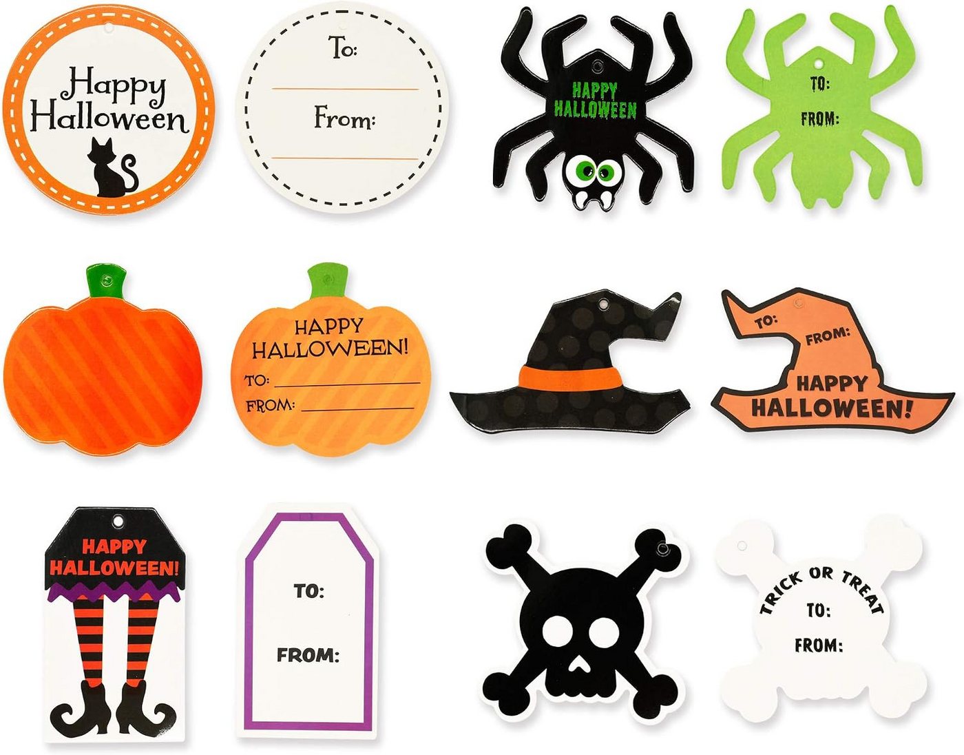 JOYIN Kreativset JOYIN 12 vorverpackte Halloween-Goodie-Bags mit Schreibwaren und Spiel Bild 3