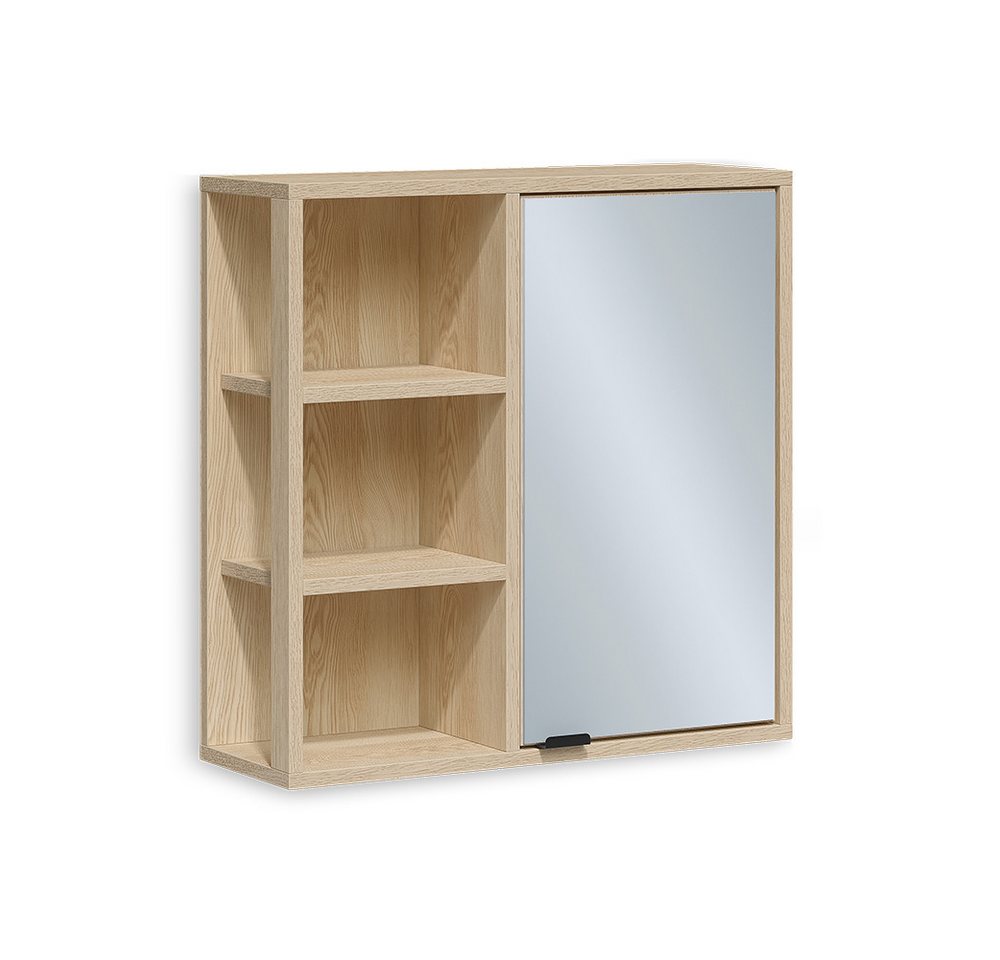 Vicco Badezimmerspiegelschrank Arven, Eiche, 60 x 60 cm Bild 3