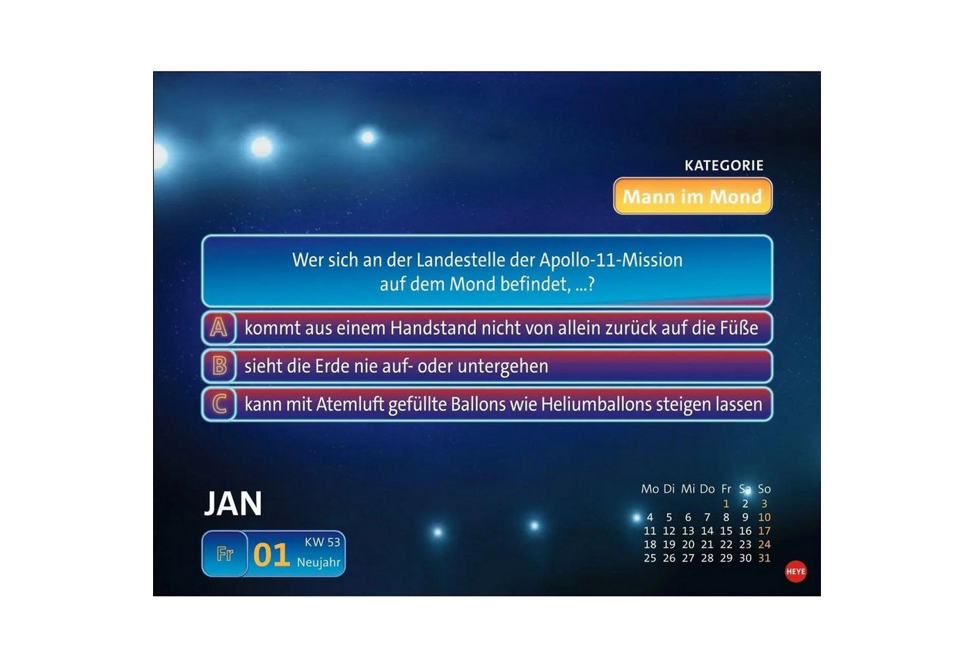 HEYE Abreißkalender Wer weiß denn sowas? Tagesabreißkalender 2027 Bild 3