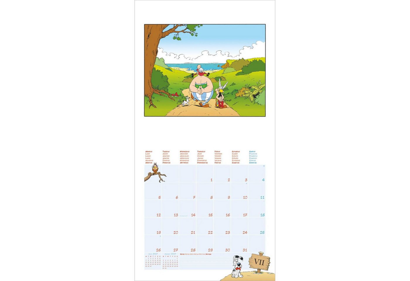 Wandkalender Asterix & Obelix 2027 Bild 3
