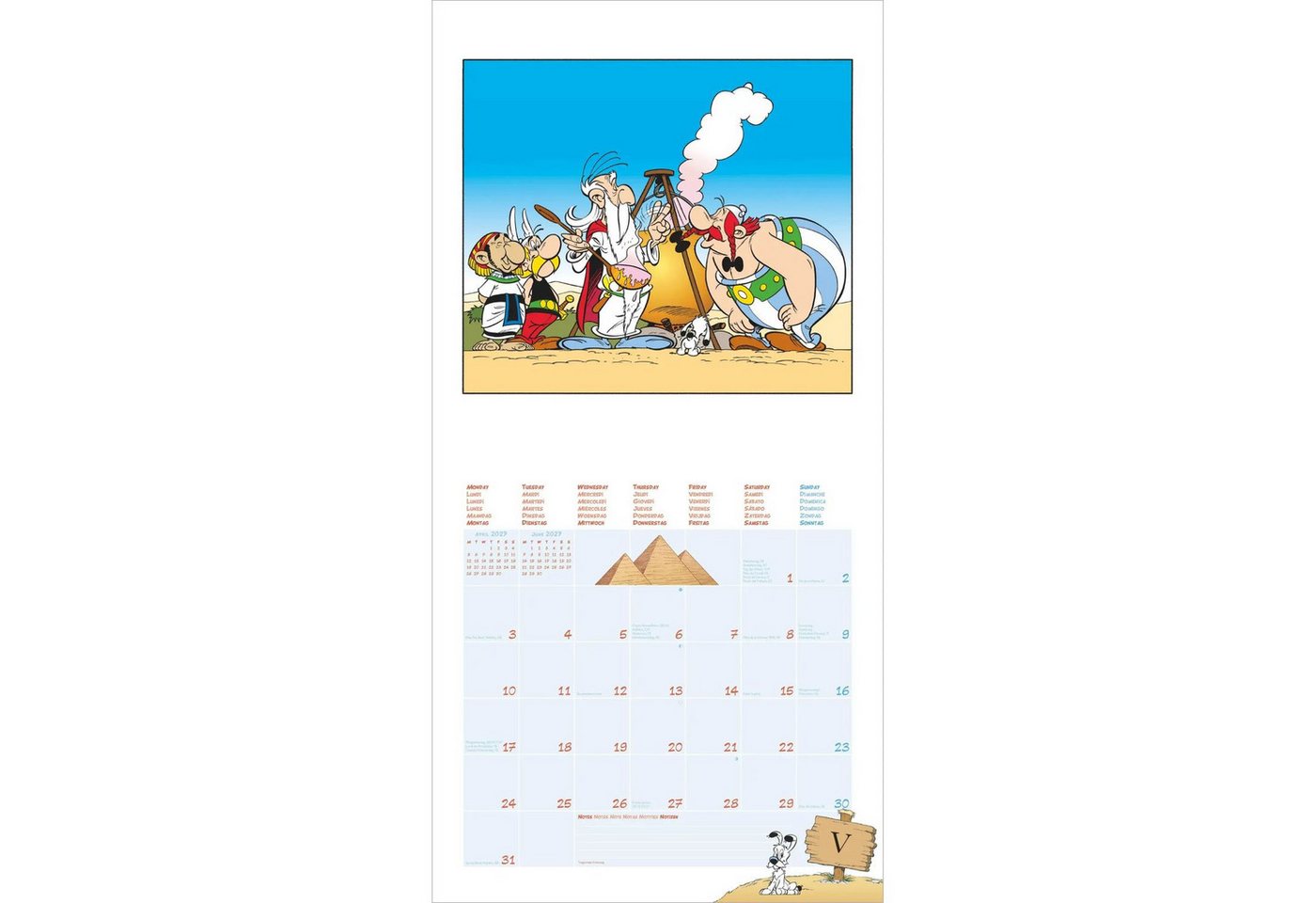 Wandkalender Asterix & Obelix 2027 Bild 4