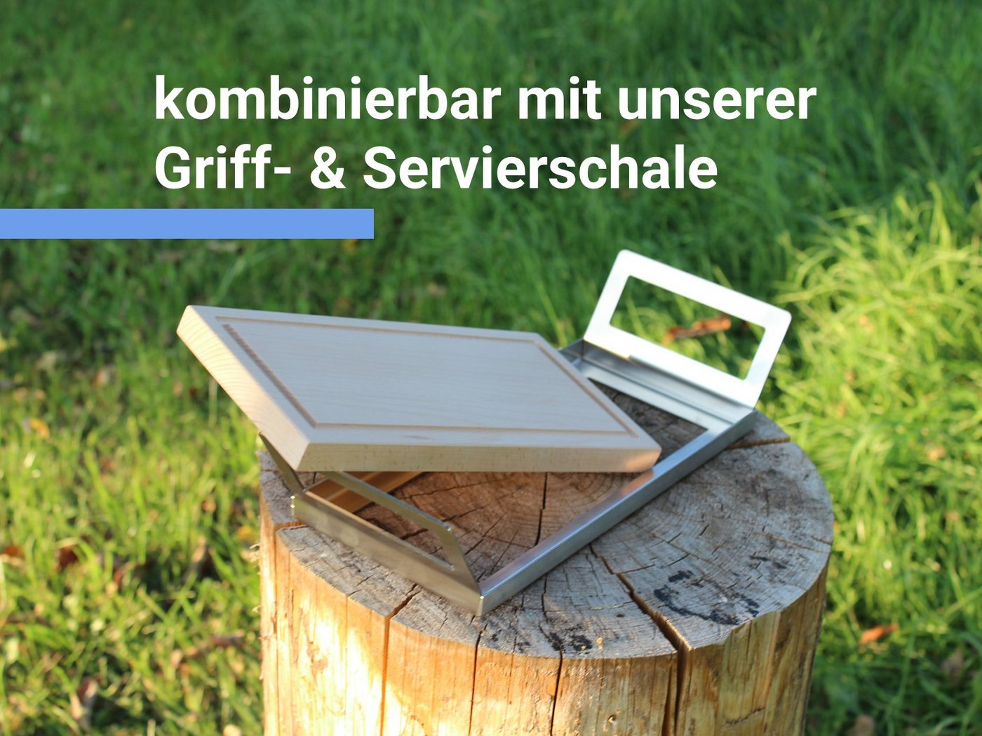 Schilling Fischgrilltechnik Grillguthalter Grillbrett Buche XXL für Fischfilet und ganze Fische, Buche naturbelassen, (Einzelbrett, Grillbrett mit Anleitung), handbearbeitetes Buchengrillbrett mit 20mm Stärke, made in Germany