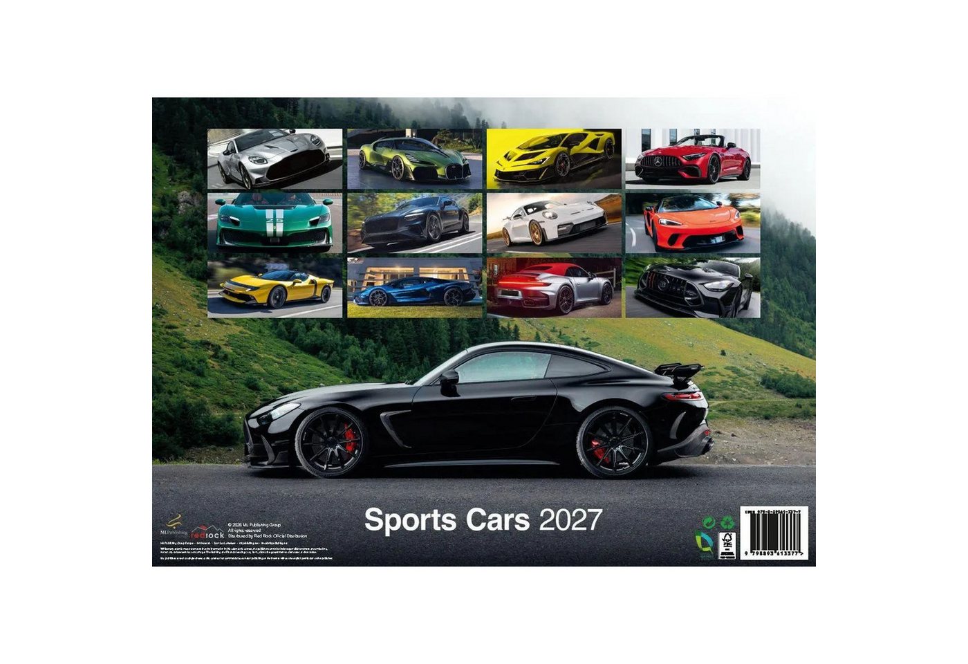 Wandkalender Sports Cars 2027 - Sportwagen - Autos Kalender - Der ultimative... Bild 2