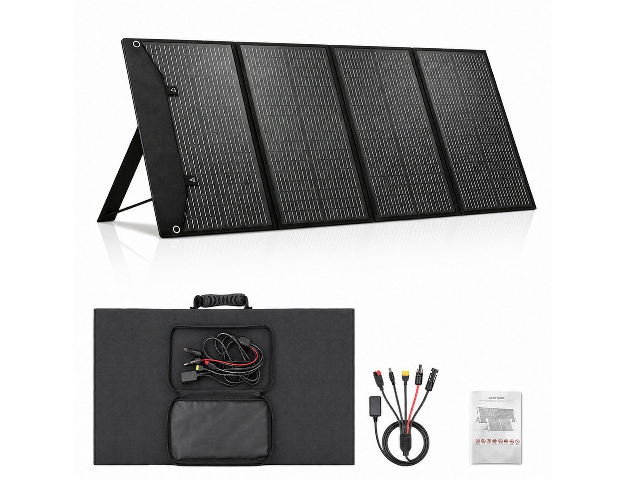 GLIESE Solarmodul 400W Faltbares Solarpanel – 36V, 4-in-1, 12,8 kg, für Camping, 400W faltbar, 36V, 4-in-1, IPX4, 12,8 kg – für Camping & Wohnmobil. Bild 3