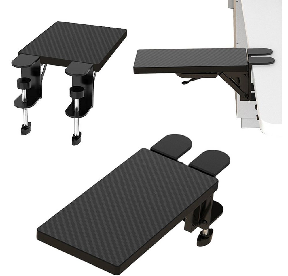 AFKSMILE Handballenauflage stabile Mausarmhalterung,Computer-Tischverlängerung,desk extender, Faltbare Armauflage, Fensterbrett-Verlängerung für Zuhause und Büro Bild 4