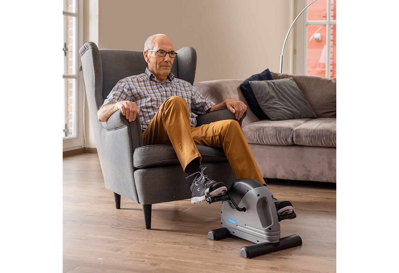 RUSSKA Multifunktionstrimmer Russka Mini-Trimmer Pedaltrainer für Arme und Beine