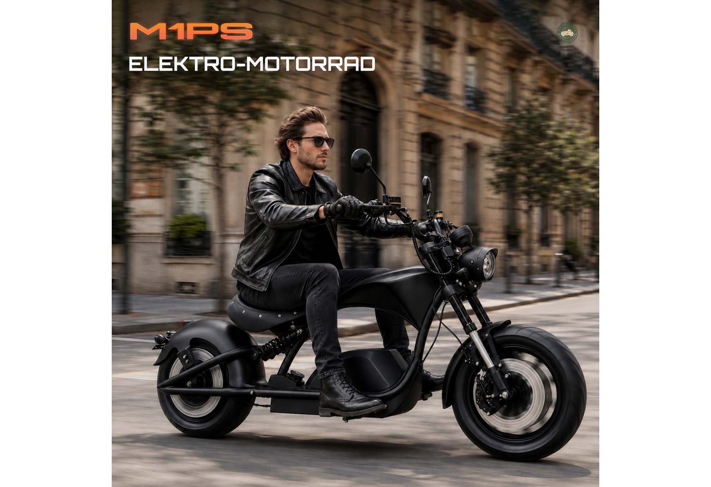 MANGOSTEEN E-Motorroller Elektro-Motorrad E-Chopper 72V 40Ah 4000W 80km/h 140km L3e-A1, 4000 W, 80 km/h Bild 5