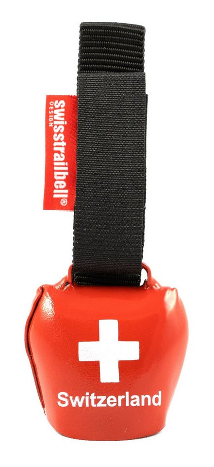 swisstrailbell Fahrradklingel Edition Switzerland, schwarzes Band, Trailbell, Bear Bell Bild 5