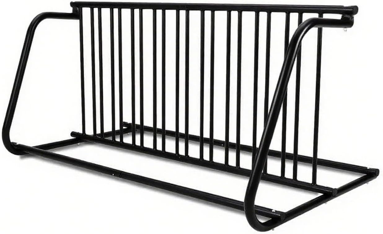 GarveeMore Fahrradständer Fahrradhalter für 10 Fahrräder Freistehend Verzinkter Stahl Bild 2