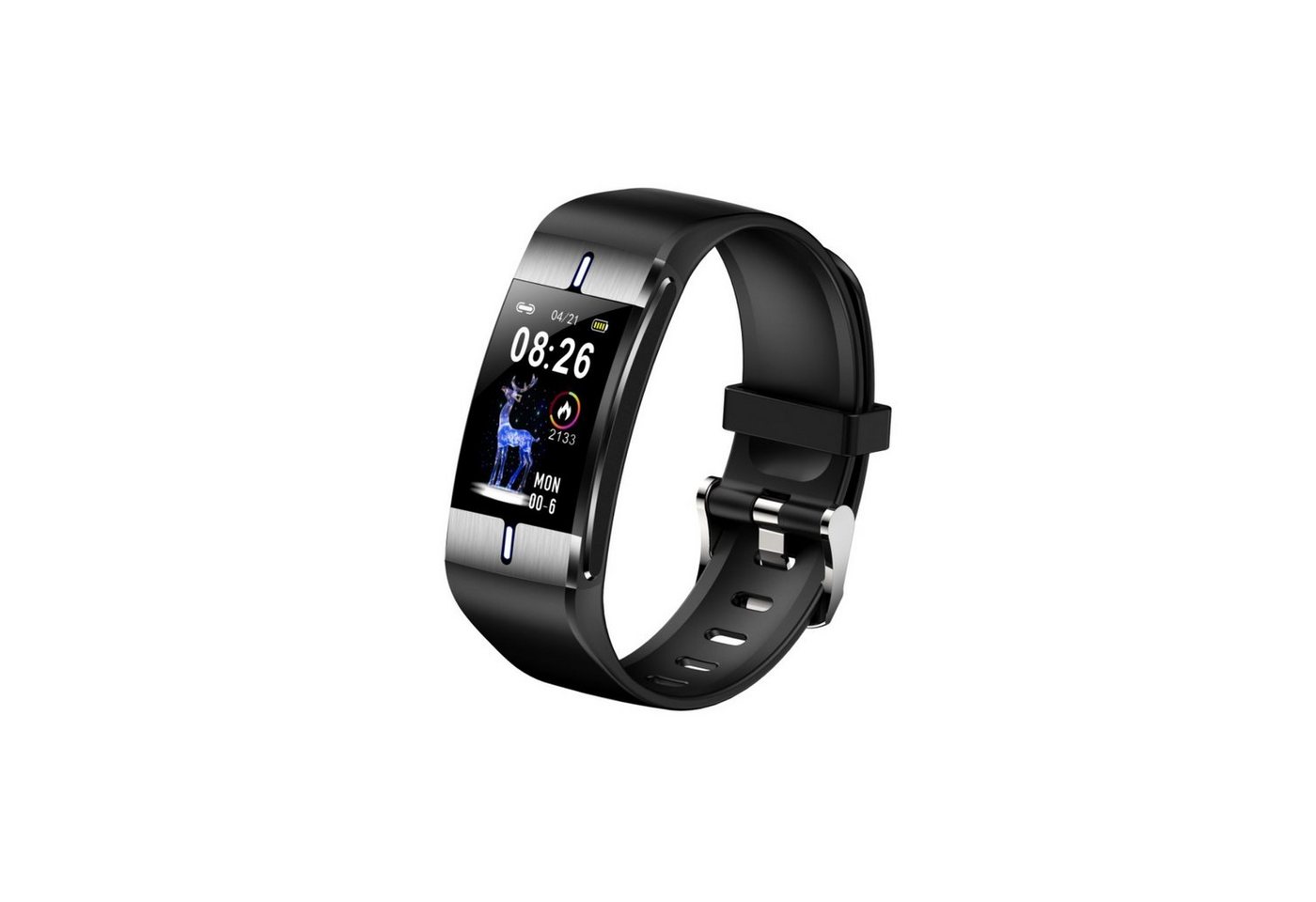 Maxcom Fitness-Tracker FitVibe Pro Health and Fitness Monitor Schwarz (1-tlg)