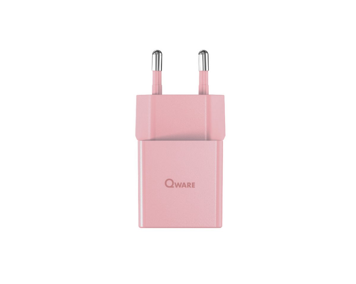 Qware Gaming Mini Dual Charger 20W PD – USB-C & USB Schnellladegerät - USB-Ladegerät (1-tlg., perfekt für effizientes Laden) Bild 2