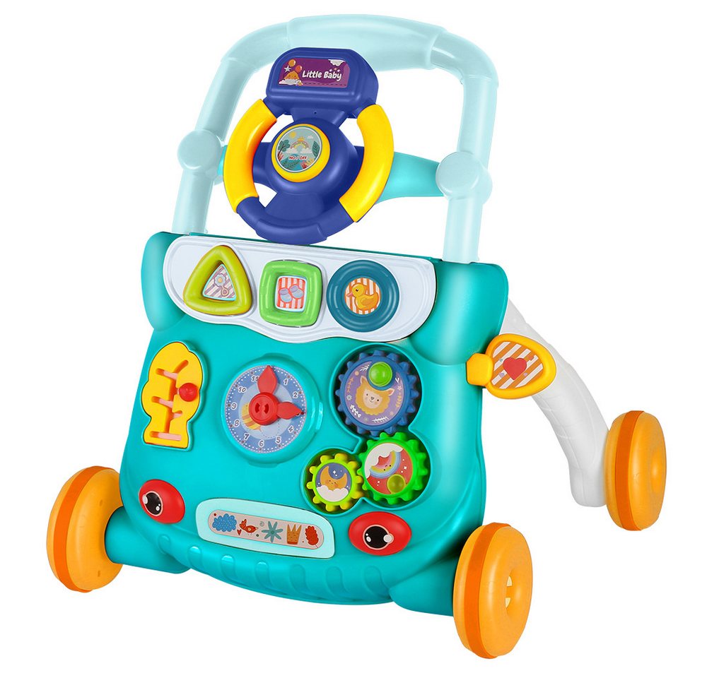 JEOBEST Lauflernwagen Lauflernhilfe, Frühpädagogisches Aktivitätszentrum, Babymusik-Lernspielzeug, Für Kinder von 6-36 Monaten Bild 4