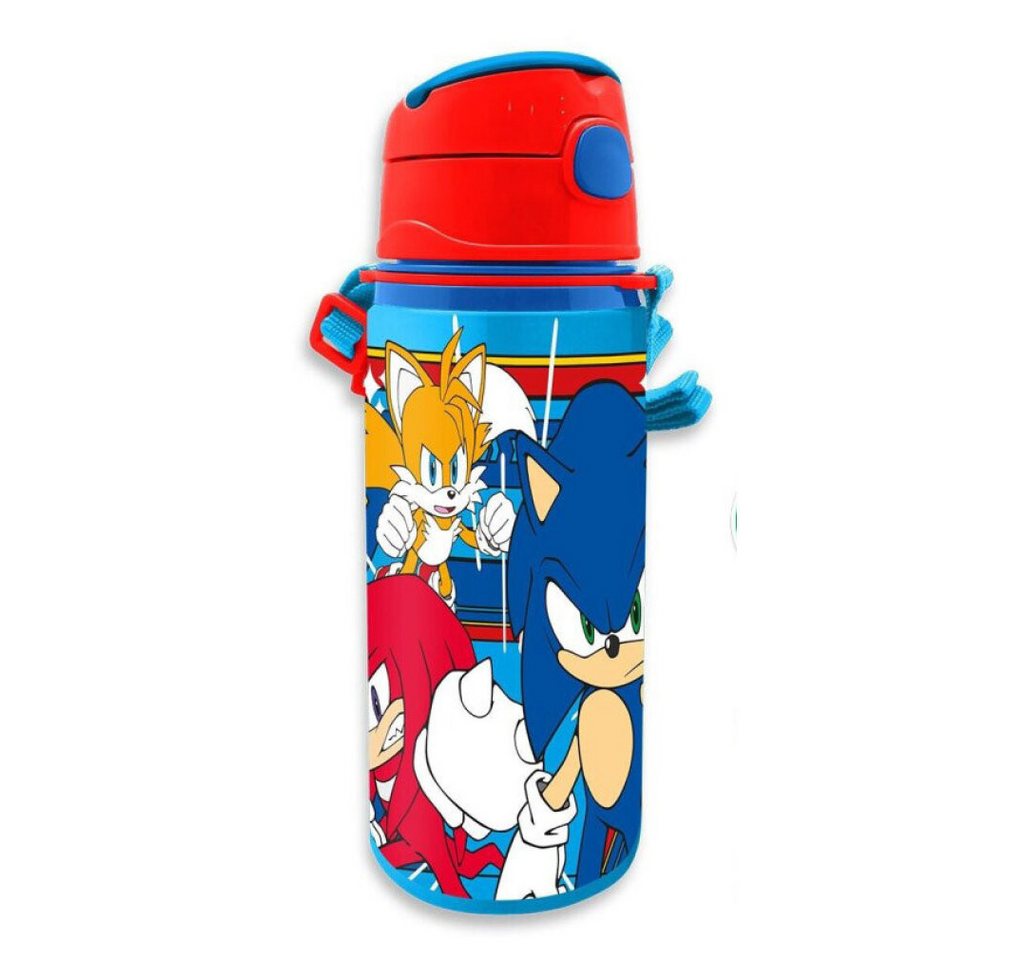 Kids Euroswan Trinkflasche Sonic The Hedgehog Aluminium Feldflasche 600ml Bild 2