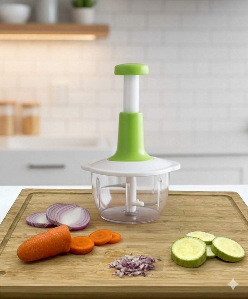 Cheffinger Zerkleinerer Multischneider Zerkleinerer Gemüseschneider Zwiebelschneider