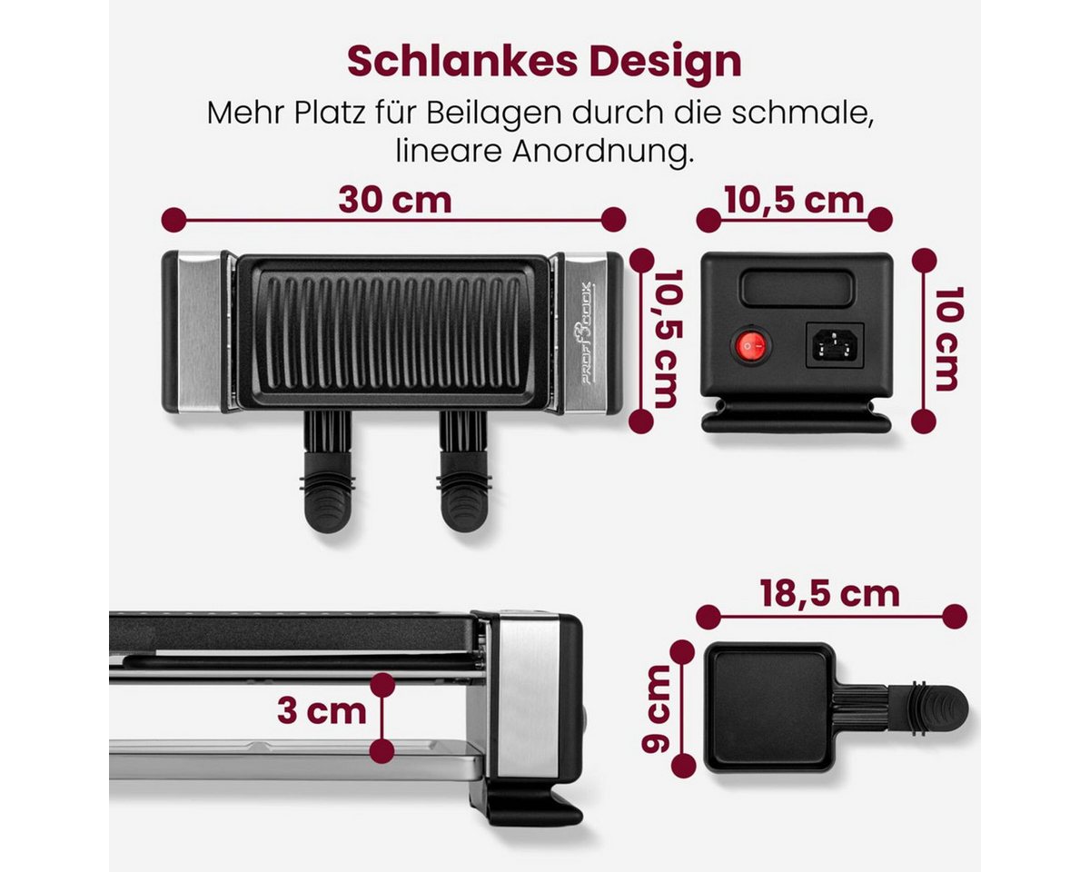 ProfiCook Raclette und Fondue-Set Proficook PC-RG 1324 Raclette-Grill Bild 3
