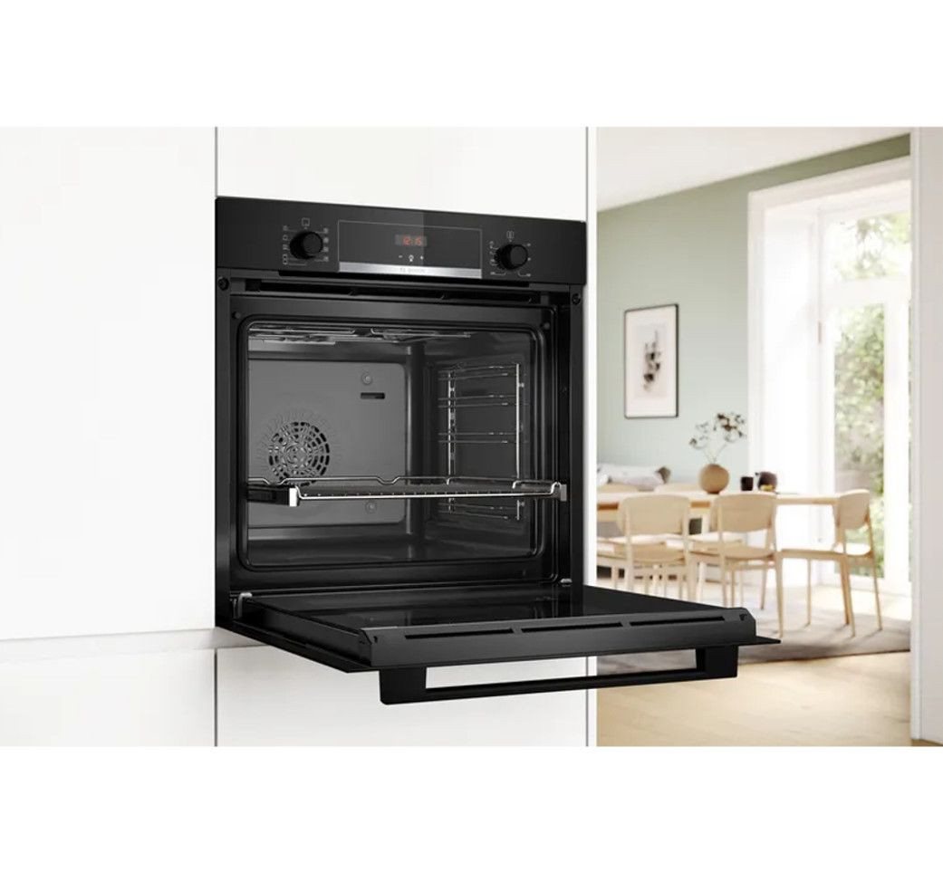 BOSCH Backofen-Set Bosch Backofen Teleskop mit Mikrowelle Einbau Sparset -Autark 20L, mit 1-fach-Teleskopauszug, Uhr, Timer, Teleskopauszug, Grill Bild 2
