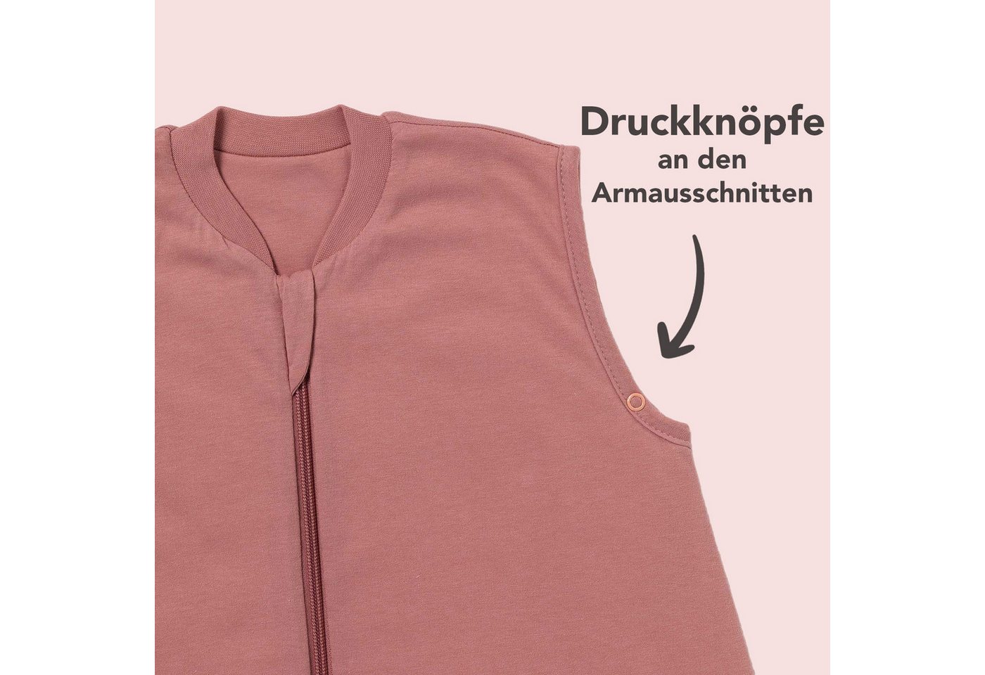 Schlummersack Kinderschlafsack Ganzjahres Schlafsack mit Füßen, 2.5 Tog Bild 2