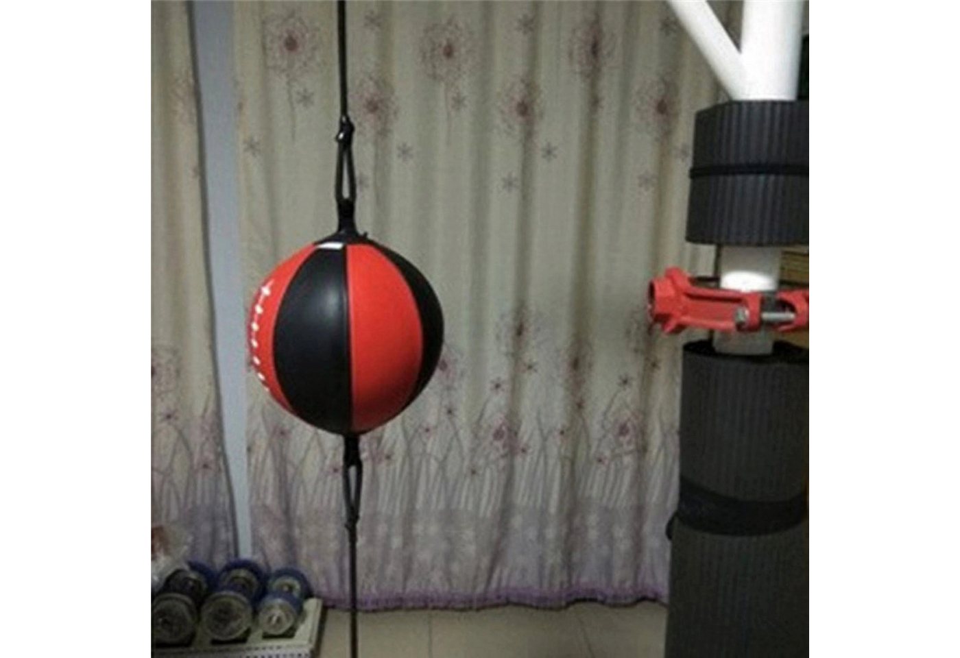 Sport-Knight® Boxbirne Boxing Speed Ball PU-Leder – Punching Ball für Reaktionstraining, Hochwertiges PU-Leder Bild 3