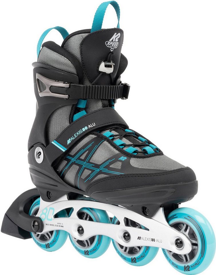 K2 Inlineskates ALEXIS 80 ALU GRAY_CYAN Bild 5