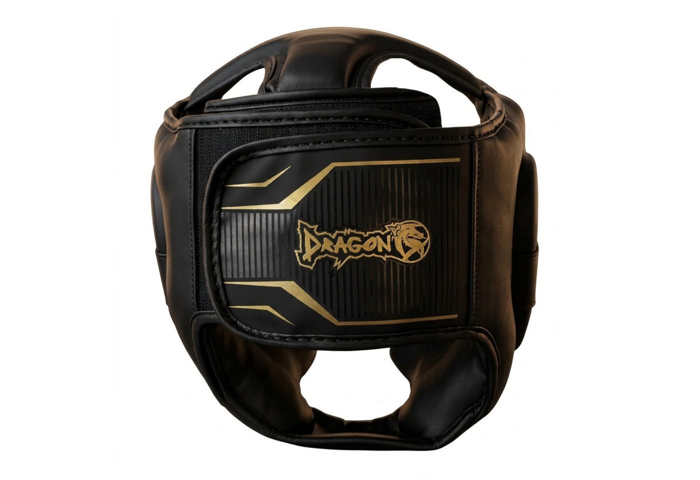 DragonDo Kopfschutz Boxhelm Legacy Schwarz Black für Kickboxen, Kampfsport MMA Training Bild 2