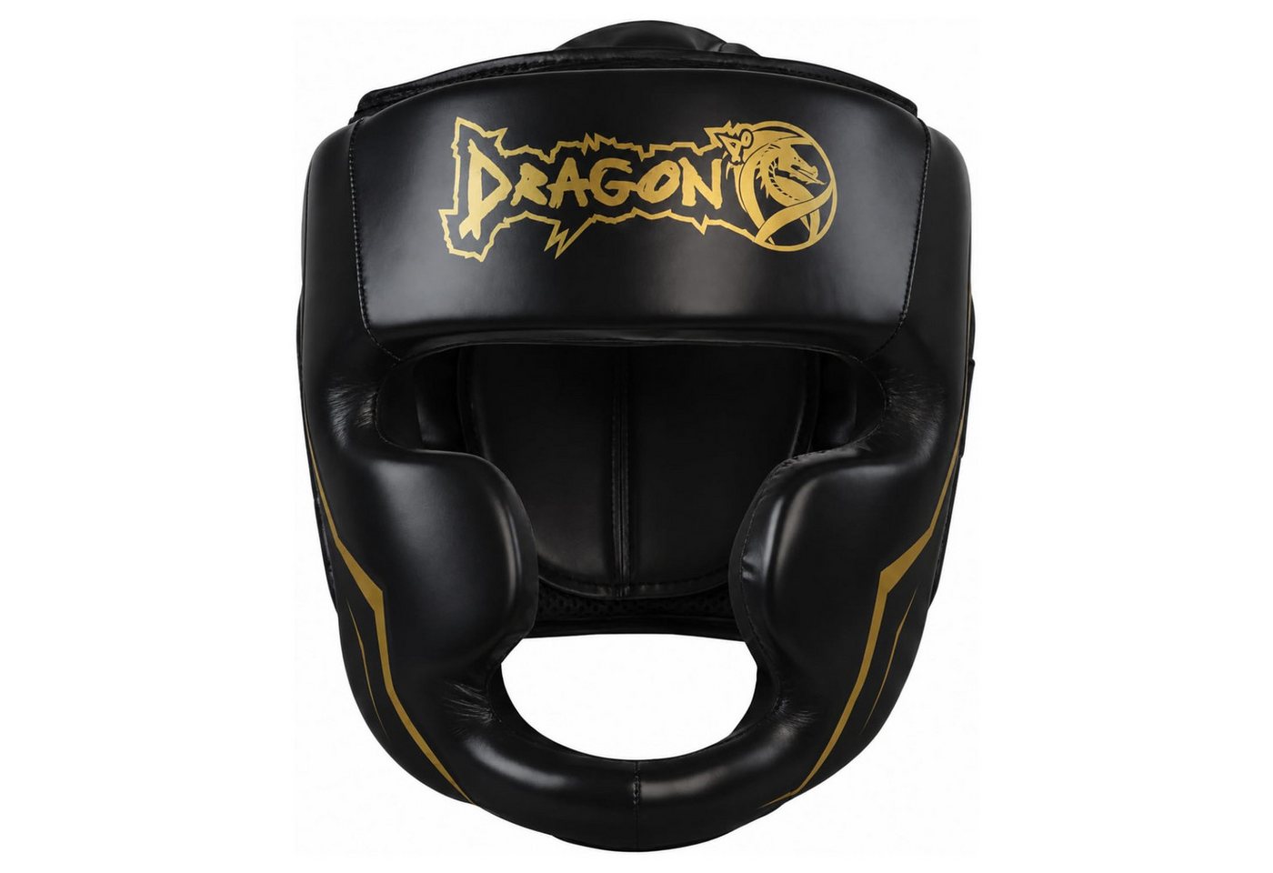 DragonDo Kopfschutz Boxhelm Legacy Schwarz Black für Kickboxen, Kampfsport MMA Training Bild 4