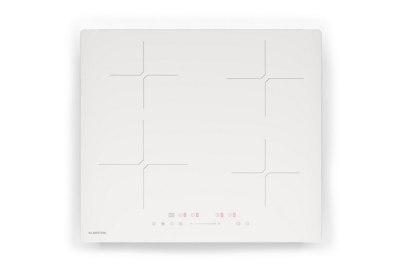 Klarstein Induktions-Kochfeld PowerGlide 10046566, Kochfeld Induktion 4 Zone Touch Timer Küche Bild 2
