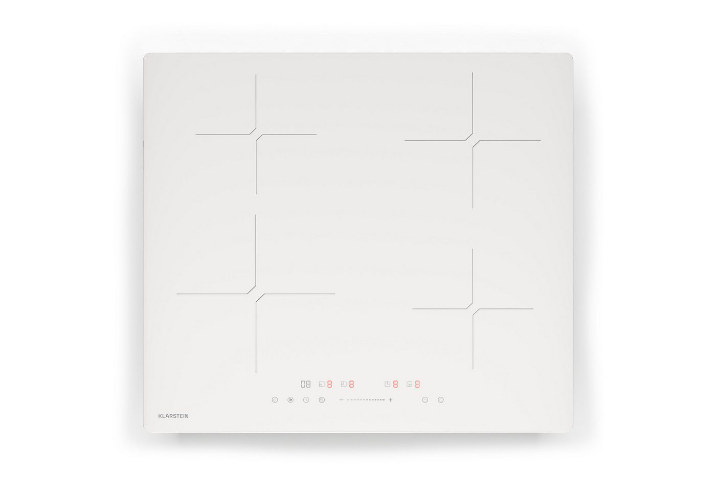 Klarstein Induktions-Kochfeld PowerGlide 10046566, Kochfeld Induktion 4 Zone Touch Timer Küche Bild 3