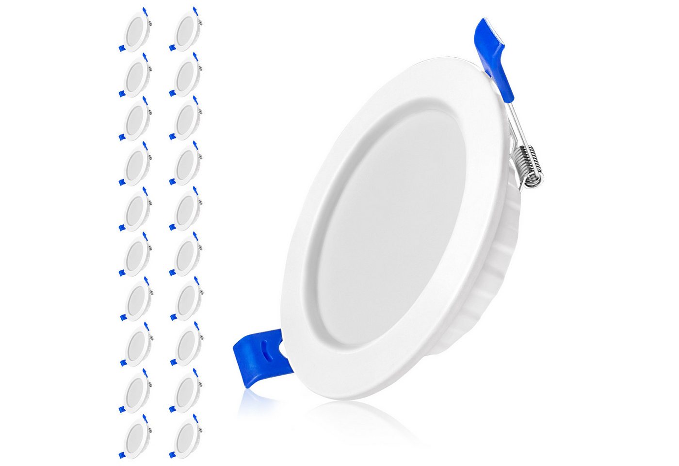 FIVMEN Strahler 20er Set 5W Led Einbaustrahler Flach Einbauleuchte LED Spots Bild 4