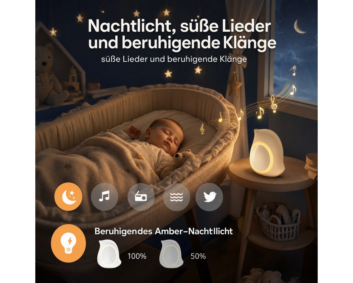 marmortrend Sehnsucht nach Einzigartigkeit Elektrischer Shaker Kinderwagenschaukler mit Weißem Rauschen und Musikbox, Kompatibel mit Rockit Kinderwagenschaukler, 1800mAh Akku Bild 4