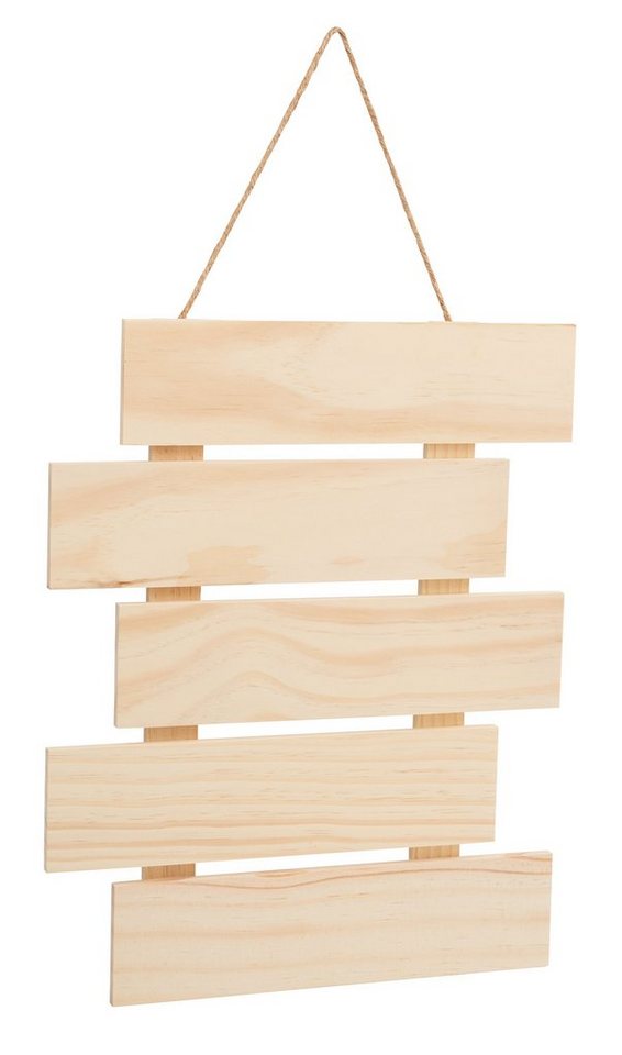 VBS Hinweisschild Schild mit Hängebändchen Wegweiser, 40 cm x 32 cm