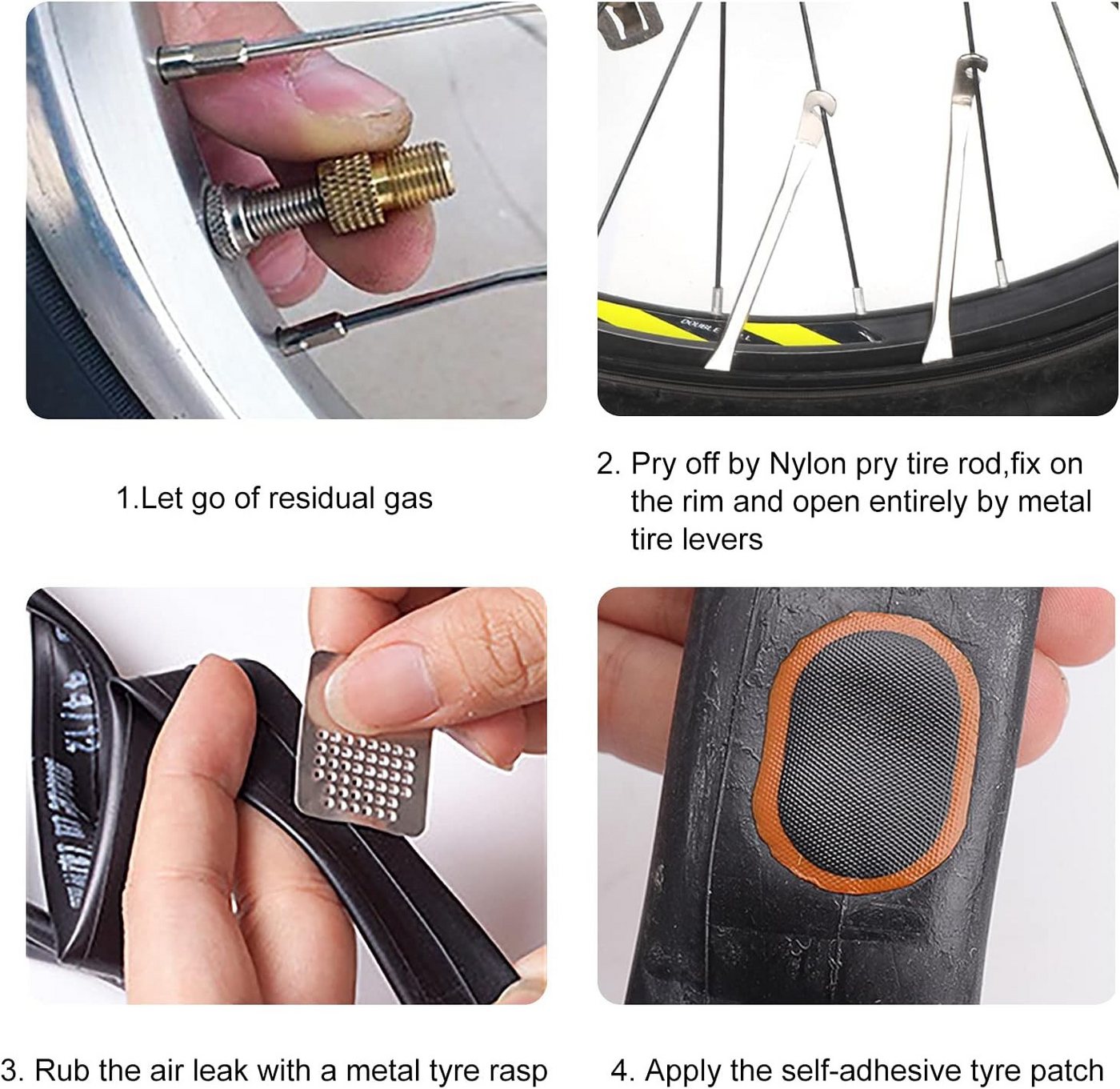 EXTSUD Fahrradwerkzeugset Fahrrad Reparatur Set, Reparatursatz, 16-in-1 Werkzeuge, (fahrrad werkzeug, Fahrradwerkzeug Tool), Fahrrad-Multitool Kit Multifunktionswerkzeug für Mountainbike