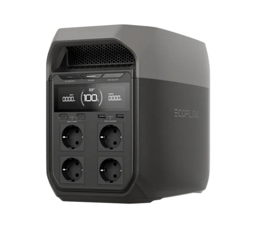 Ecoflow Delta 3 Tragbare Powerstation 1024 Wh Powerstation (1 St), Solargenerator für Camping & Zuhause Bild 2