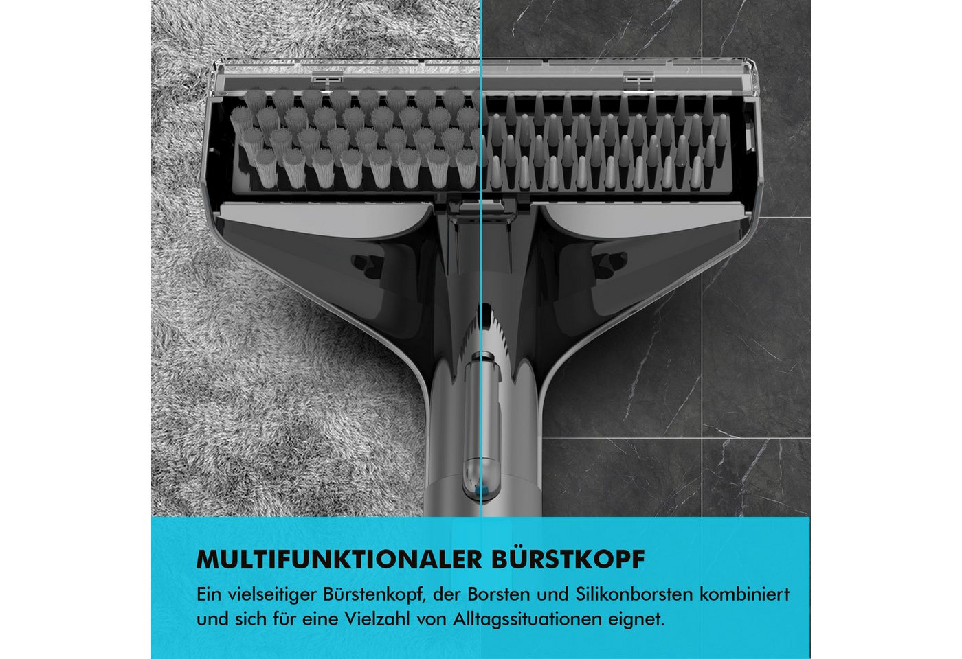Vortisys Teppichreinigungsgerät 530W/18kPa Waschsauger für sofa und teppich, Blau, 530 W, mit Selbstreinigung, Upgrade Nasssauger Waschsauger mit langem Schlauch, großen Wassertanks und leichtem Design für Teppiche, Sofas und Autos