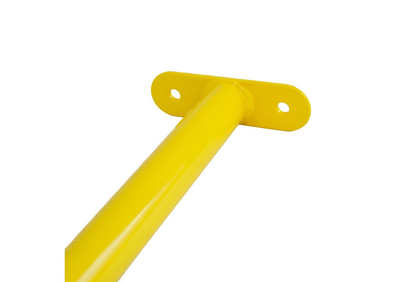 ROG-Gardenline Turnreck Reckstange Metall stabile Turnstange inklusive Montagematerial, (gelb, 125 cm)