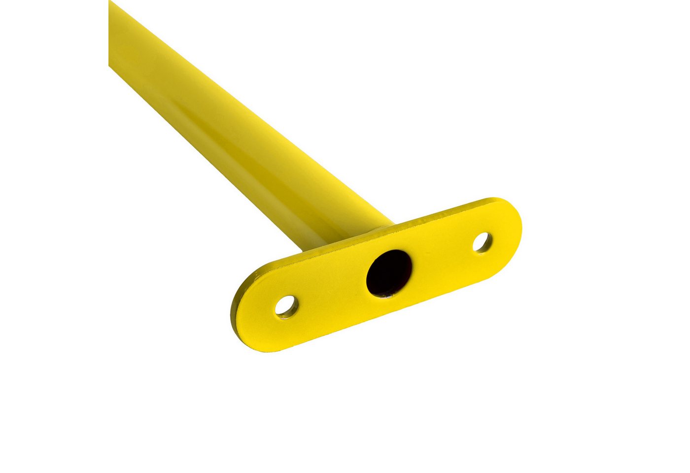 ROG-Gardenline Turnreck Reckstange Metall stabile Turnstange inklusive Montagematerial, (gelb, 125 cm) Bild 2