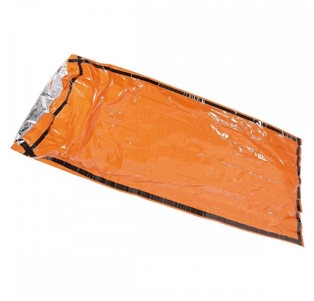 FoxOutdoor Biwaksack Notfall-Biwaksack, orange, einseitig alubeschichtet (Set) Bild 2