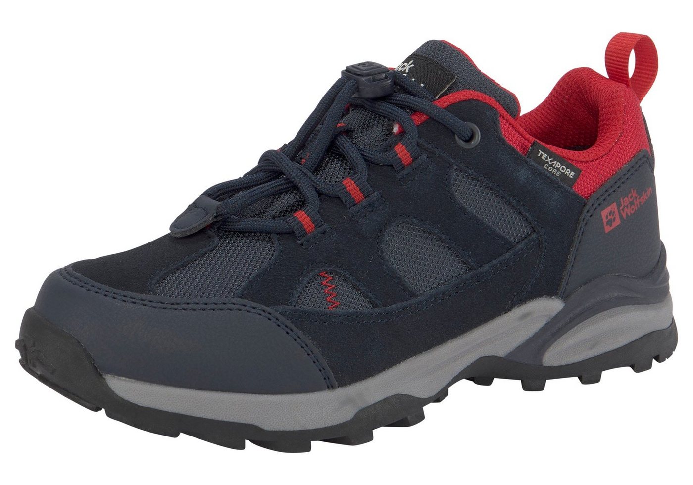 Jack Wolfskin TRAIL HIKER TEXAPORE LOW K Wanderschuh (für Kinder & Jugendliche) wasserdicht, Trekkingschuh Bild 4