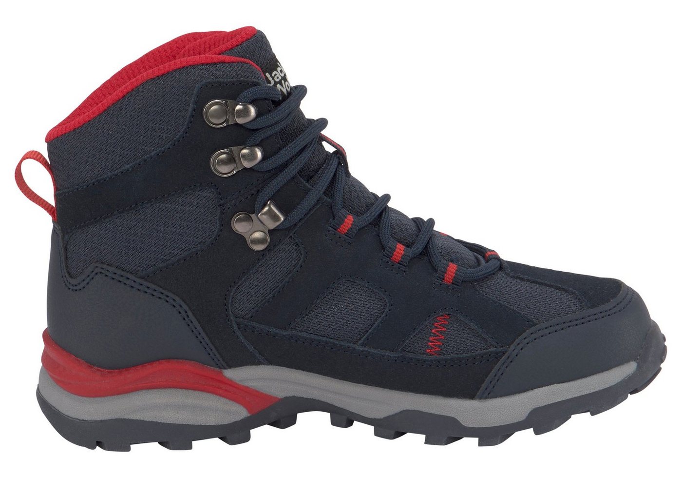 Jack Wolfskin TRAIL HIKER TEXAPORE MID K Wanderschuh (für Jugendliche & Kinder) wasserdicht, Trekkingschuh