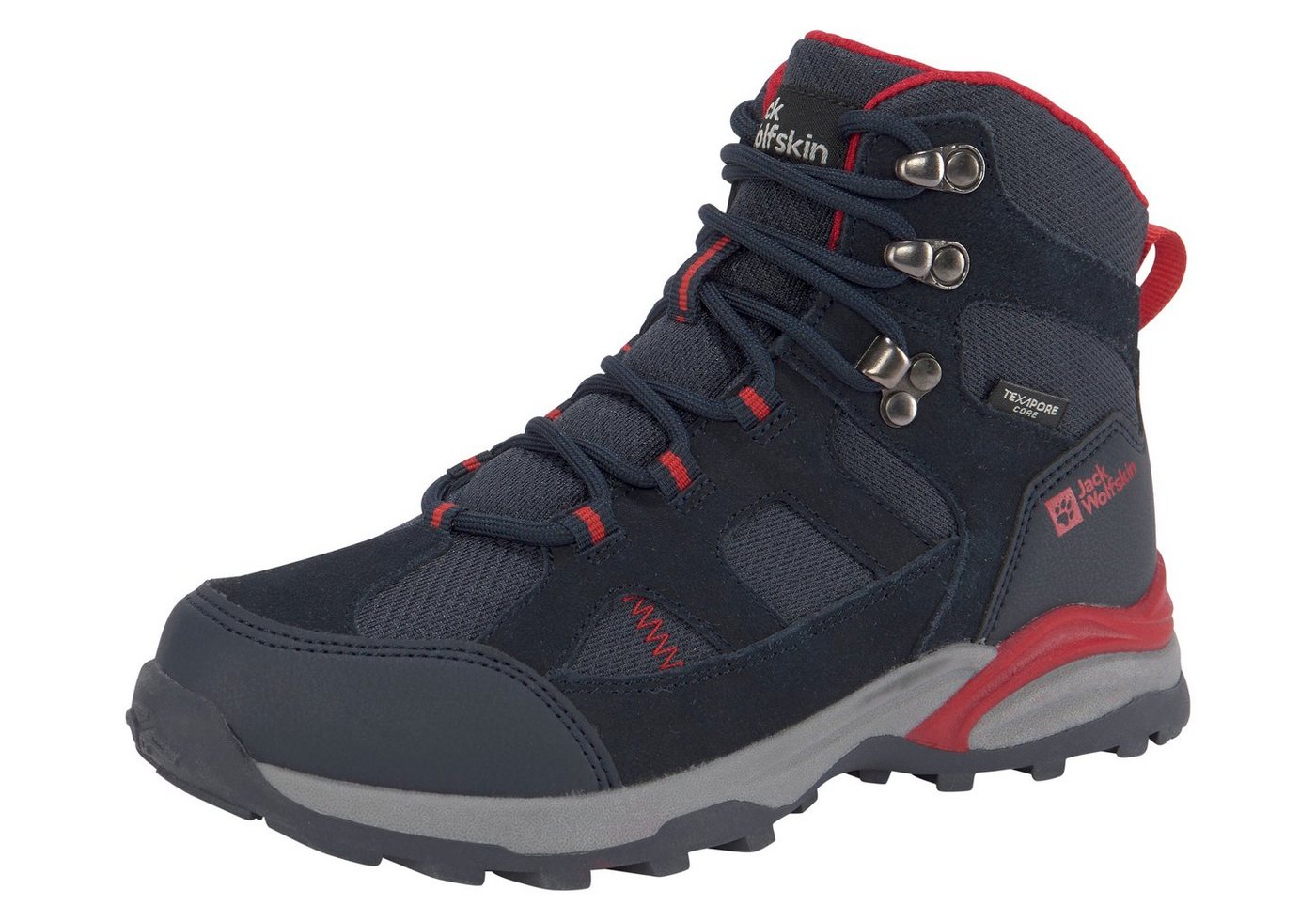 Jack Wolfskin TRAIL HIKER TEXAPORE MID K Wanderschuh (für Jugendliche & Kinder) wasserdicht, Trekkingschuh Bild 2